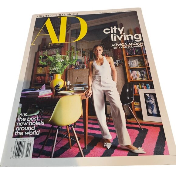 Architectural Digest Magazine October 2023 Issue Adwoa Aboah City Living London - Picture 1 of 10